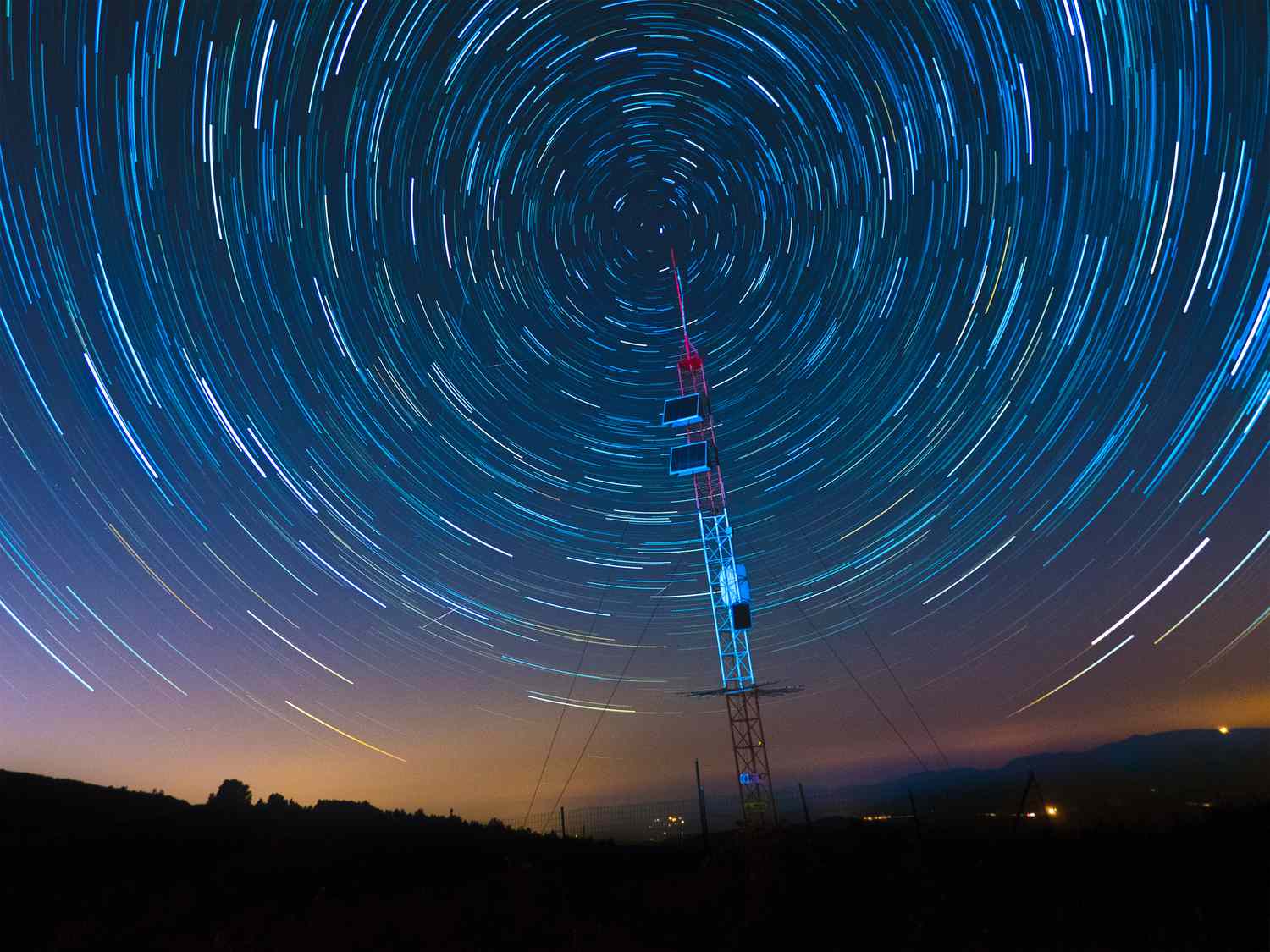 Signal from a Broadcasting Tower