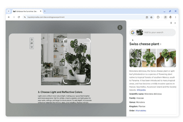 Google Lens on the Desktop.